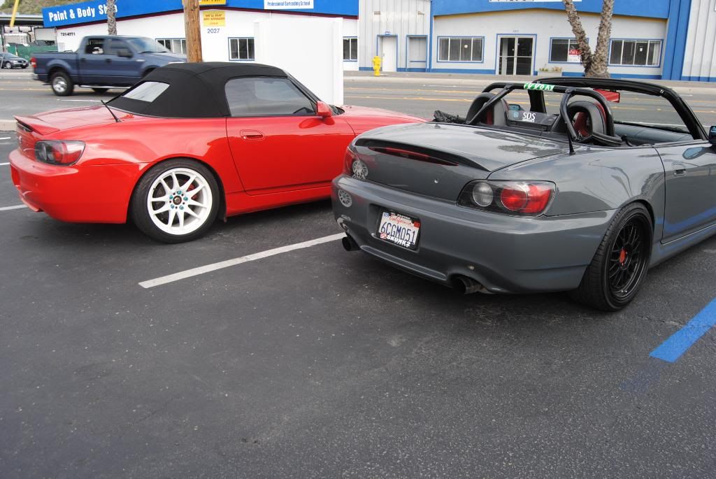 Pair of Honda S2000s with new convertible tops